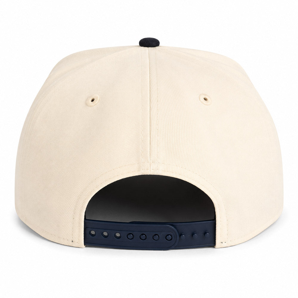 MLB New York Yankees New Era Two-Tone Summer Flower 9FIFTY A-Frame Snapback Hat - Cream