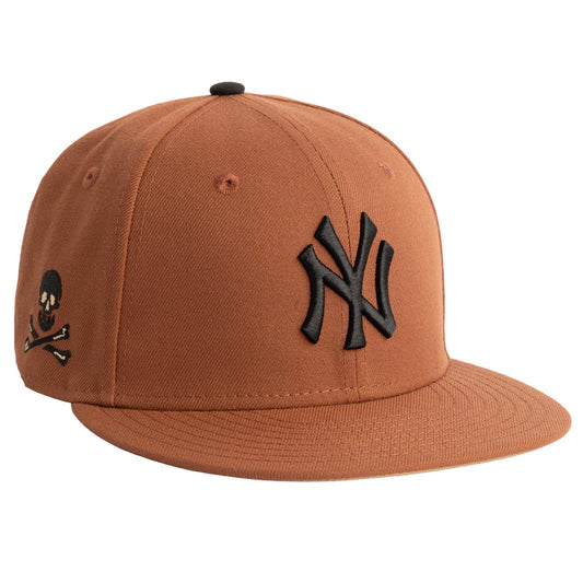 MLB New York Yankees New Era Jolly Roger 59FIFTY Fitted Hat- Brown