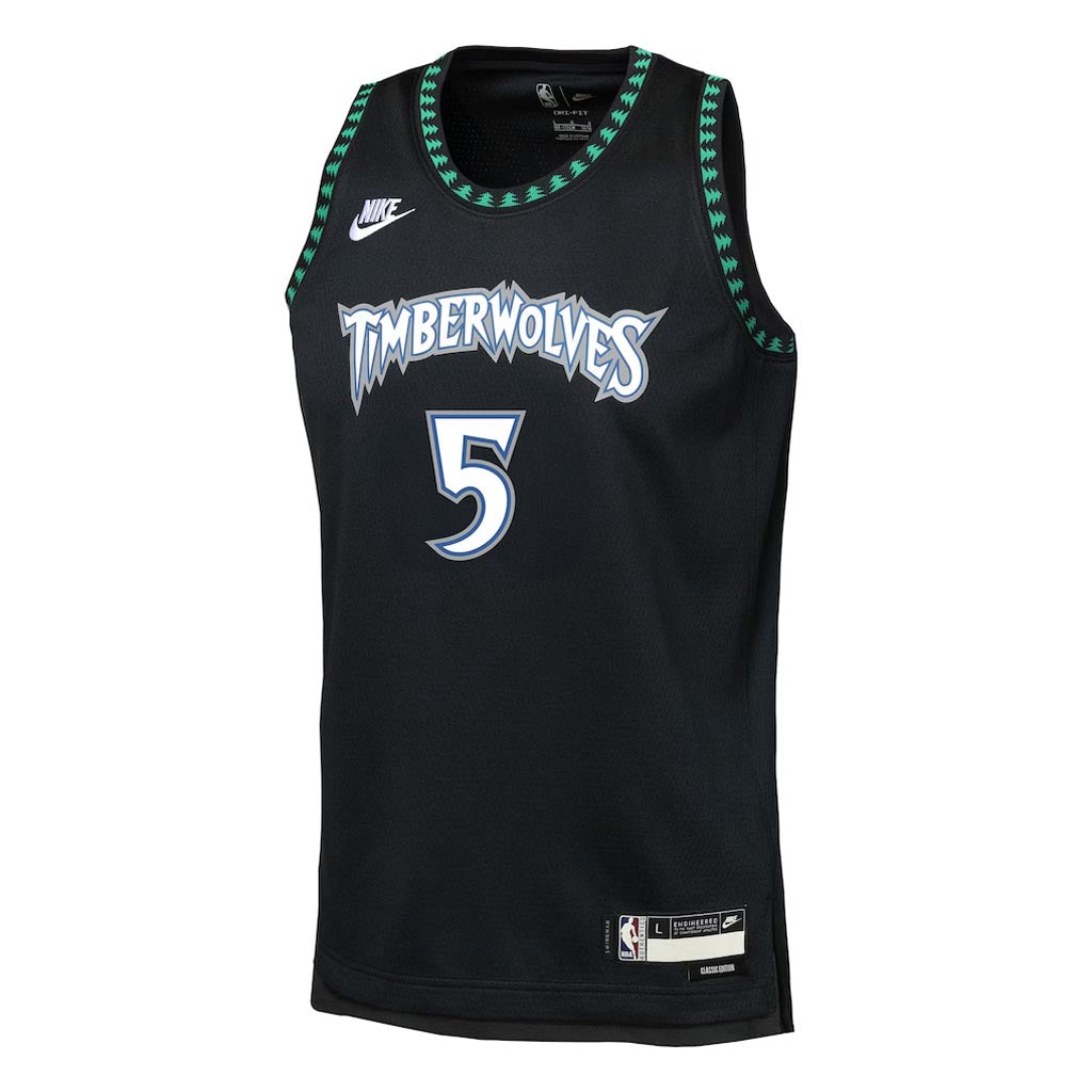 NBA Minnesota Timberwolves Anthony Edwards Youth Nike 2025-26 Hardwood Classics Swingman Jersey - Black