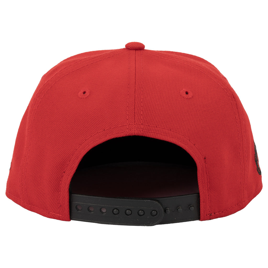 Phoenix Rising Youth New Era Black Shield 9FIFTY Snapback Hat - Red