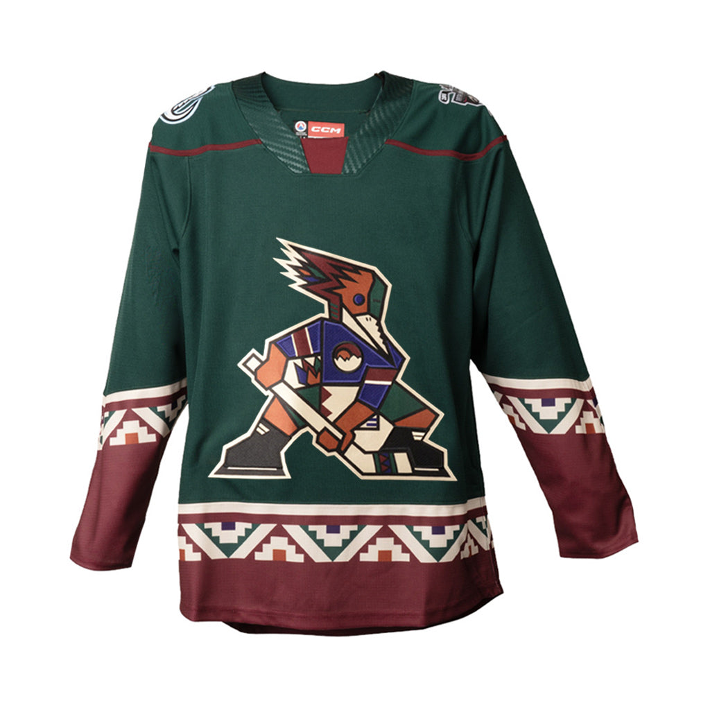 Tucson Roadrunners Youth CCM 2025 Home Jersey - Green