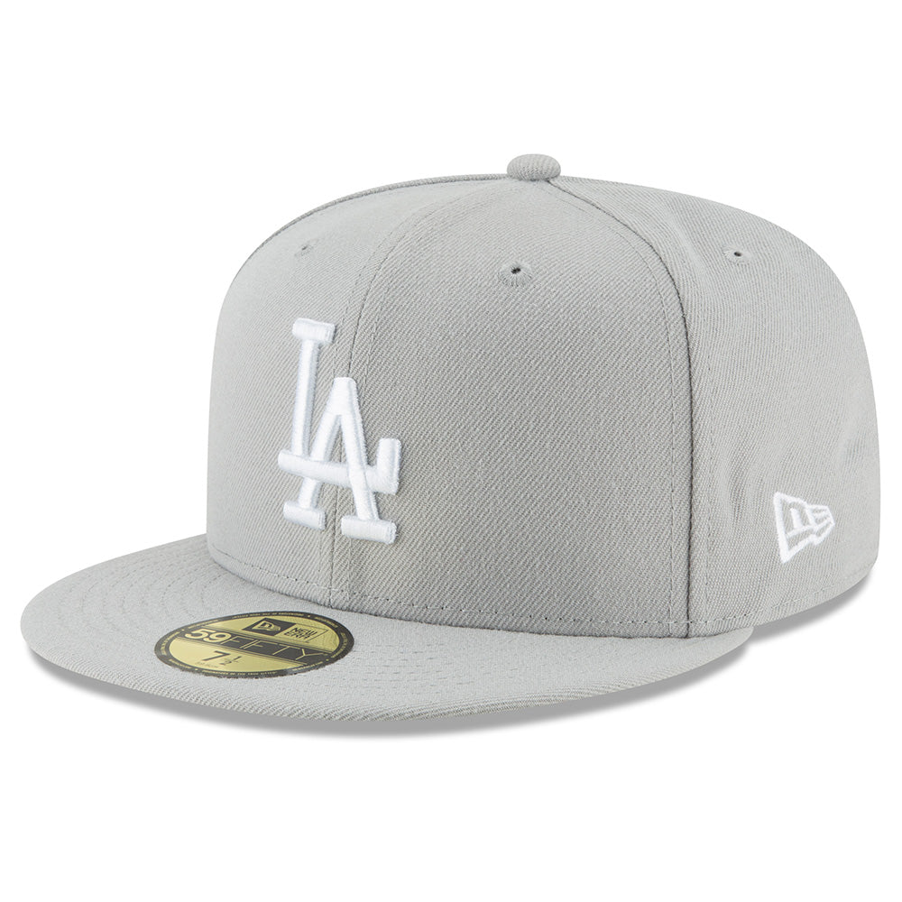 MLB Los Angeles Dodgers New Era Gray Basic 59FIFTY Fitted