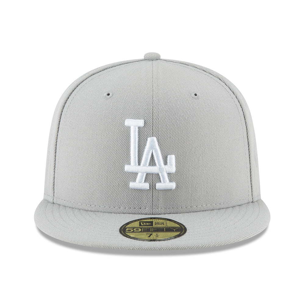 MLB Los Angeles Dodgers New Era Gray Basic 59FIFTY Fitted