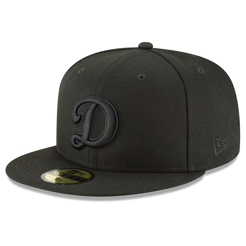 MLB Los Angeles Dodgers New Era Alternate Black on Black 59FIFTY Fitted