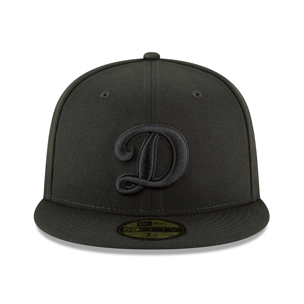 MLB Los Angeles Dodgers New Era Alternate Black on Black 59FIFTY Fitted