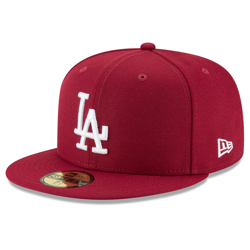 MLB Los Angeles Dodgers New Era Cardinal Basic 59FIFTY Fitted