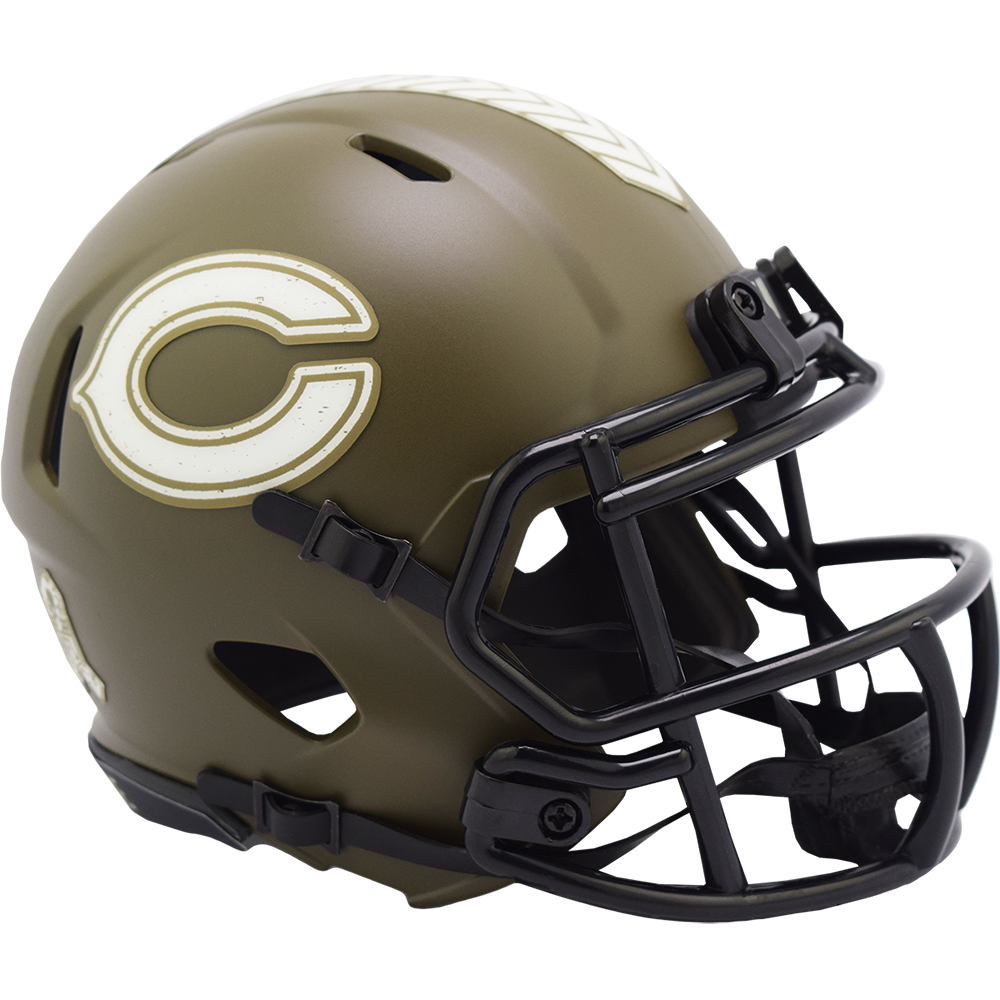 NFL Chicago Bears Riddell &#39;22 Salute to Service Mini Speed Helmet
