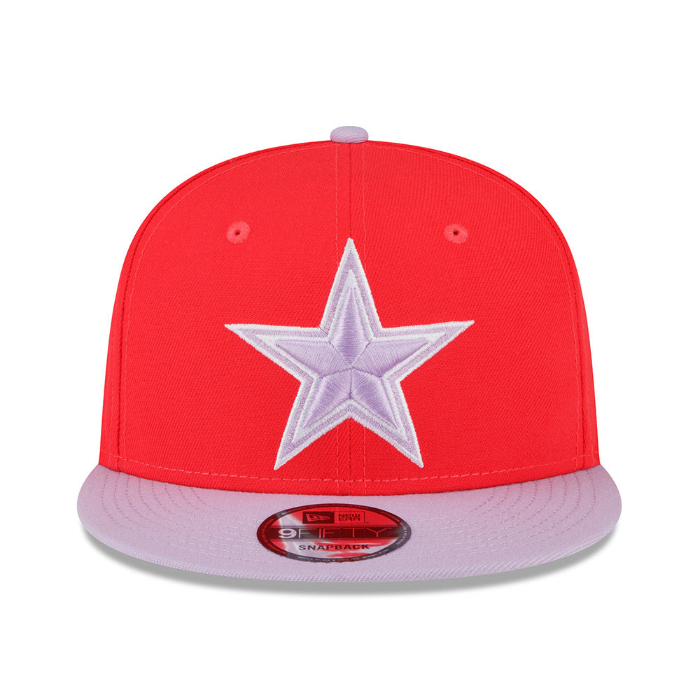 NFL Dallas Cowboys New Era Two-Tone Red Tint 9FIFTY Snapback