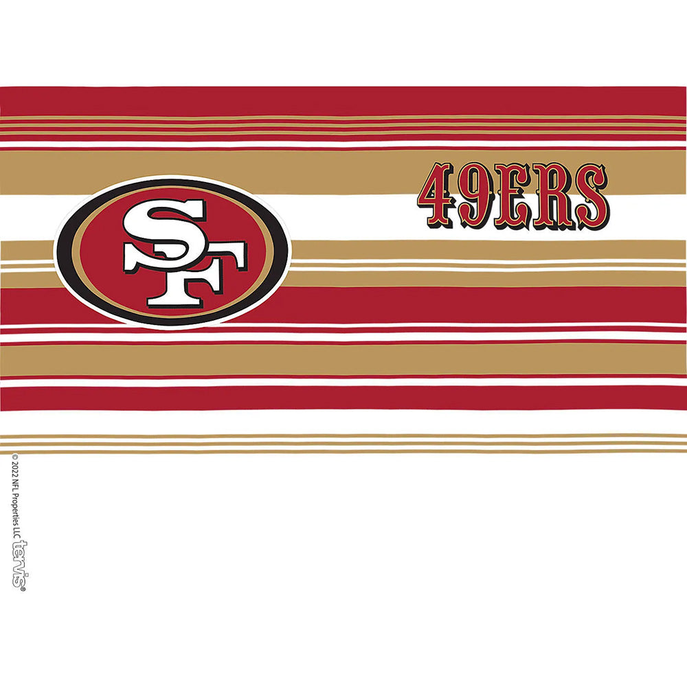NFL San Francisco 49ers Tervis 24oz Hype Stripe Travel Tumbler