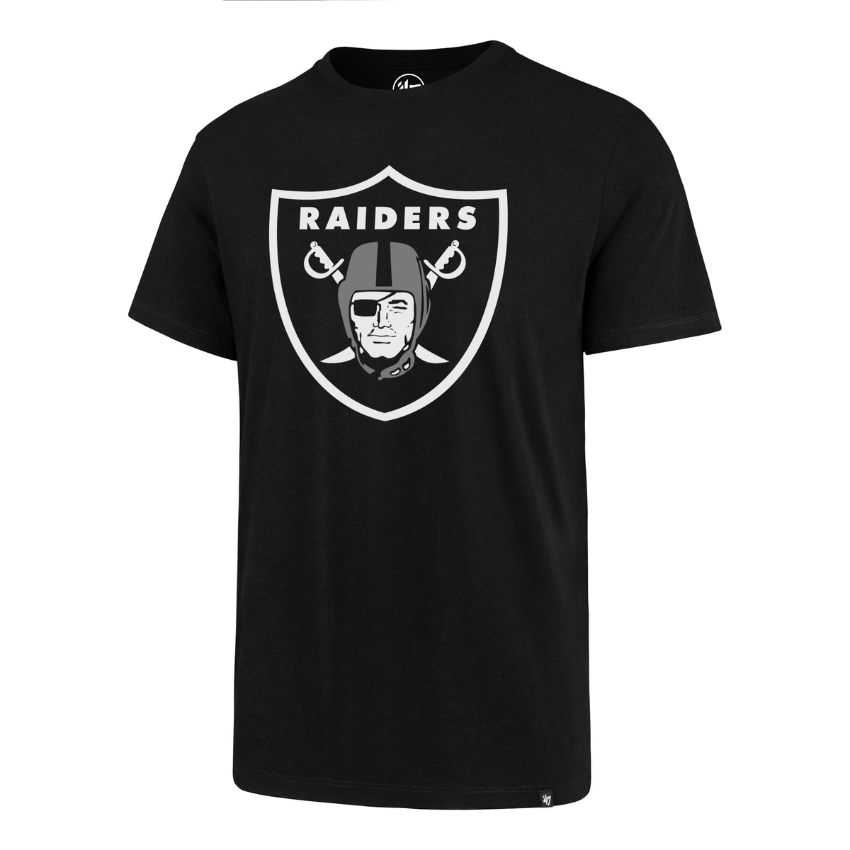 NFL Las Vegas Raiders &#39;47 Logo Imprint Super Rival T-Shirt - Black