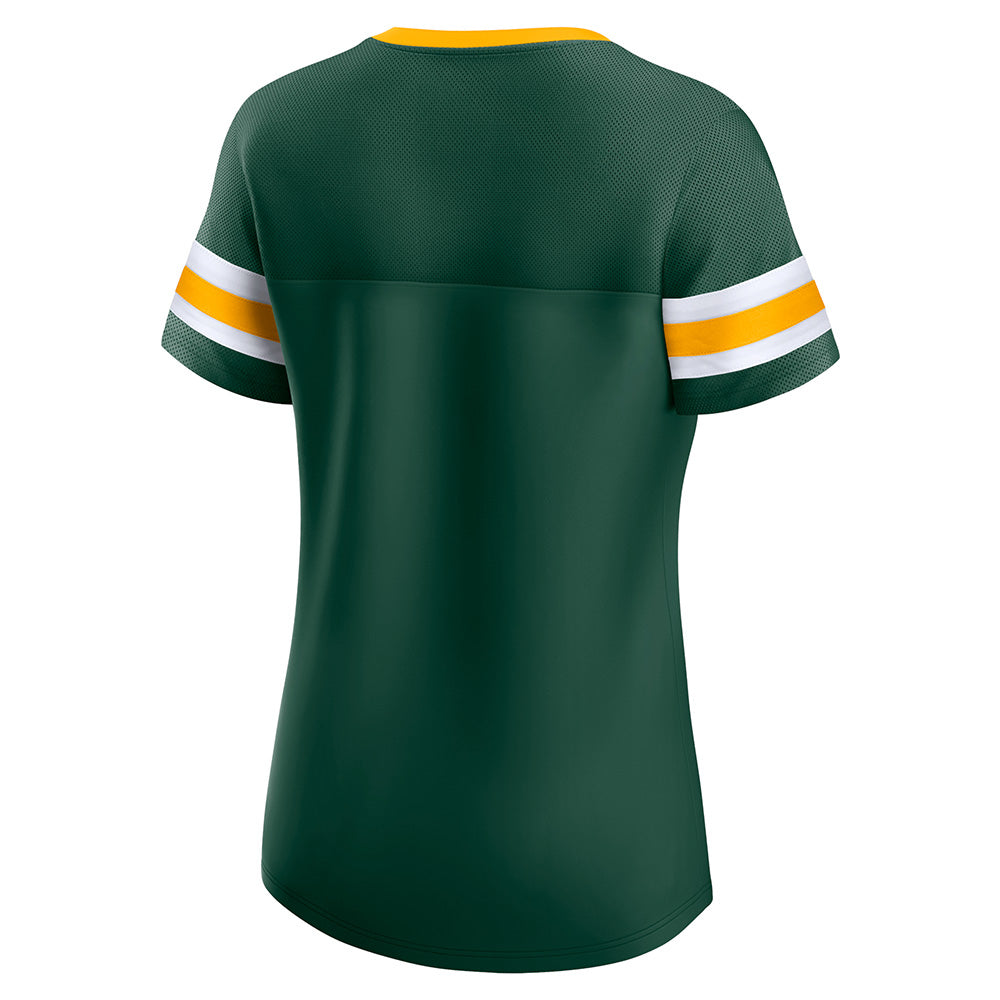 NFL Green Bay Packers Women&#39;s Fanatics Original State Lace-Up Top