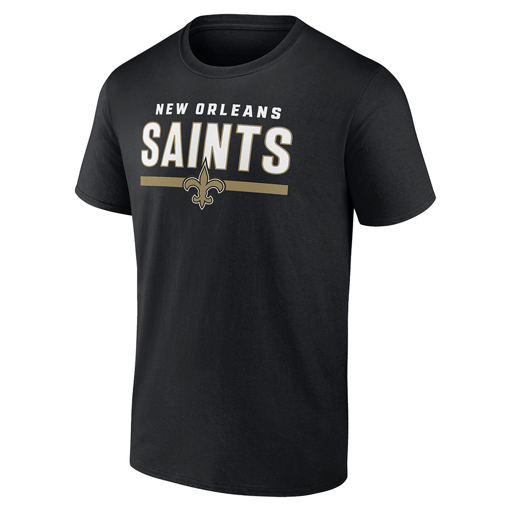 NFL New Orleans Saints Fanatics Speed & Agility T-Shirt - Black