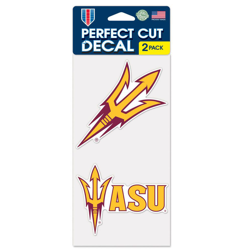 NCAA Arizona State Sun Devils WinCraft 4&quot; x 8&quot; Slogan Decal Pack
