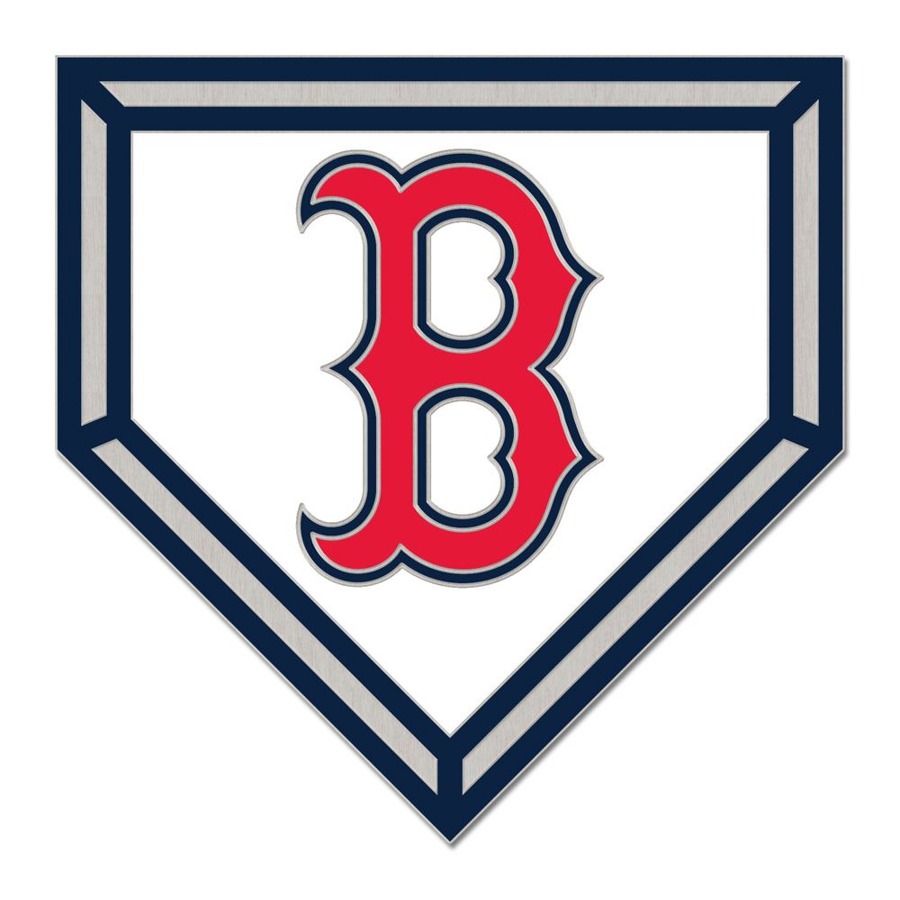 MLB Boston Red Sox WinCraft Home Plate Enamel Pin