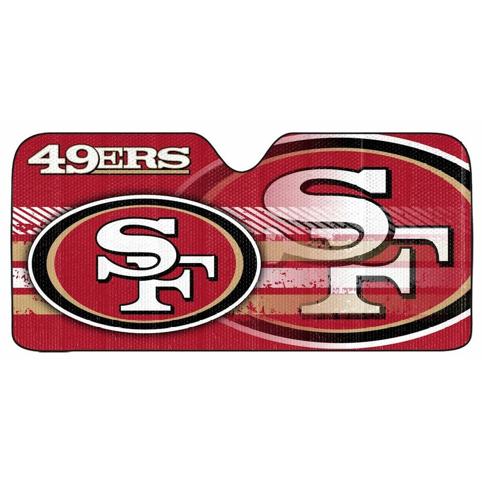 NFL San Francisco 49ers Logo Auto Sun Shade