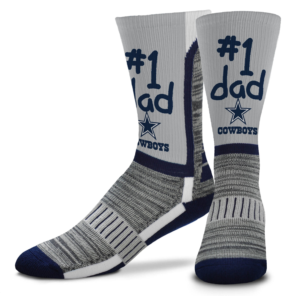NFL Dallas Cowboys For Bare Feet #1 Dad Socks