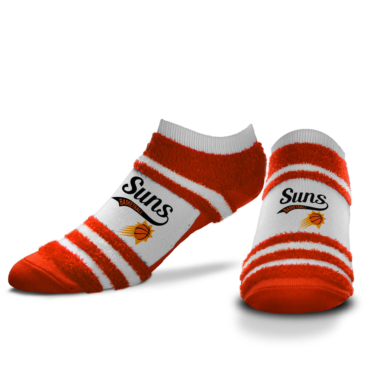 NBA Phoenix Suns For Bare Feet Block Stripe Script Socks