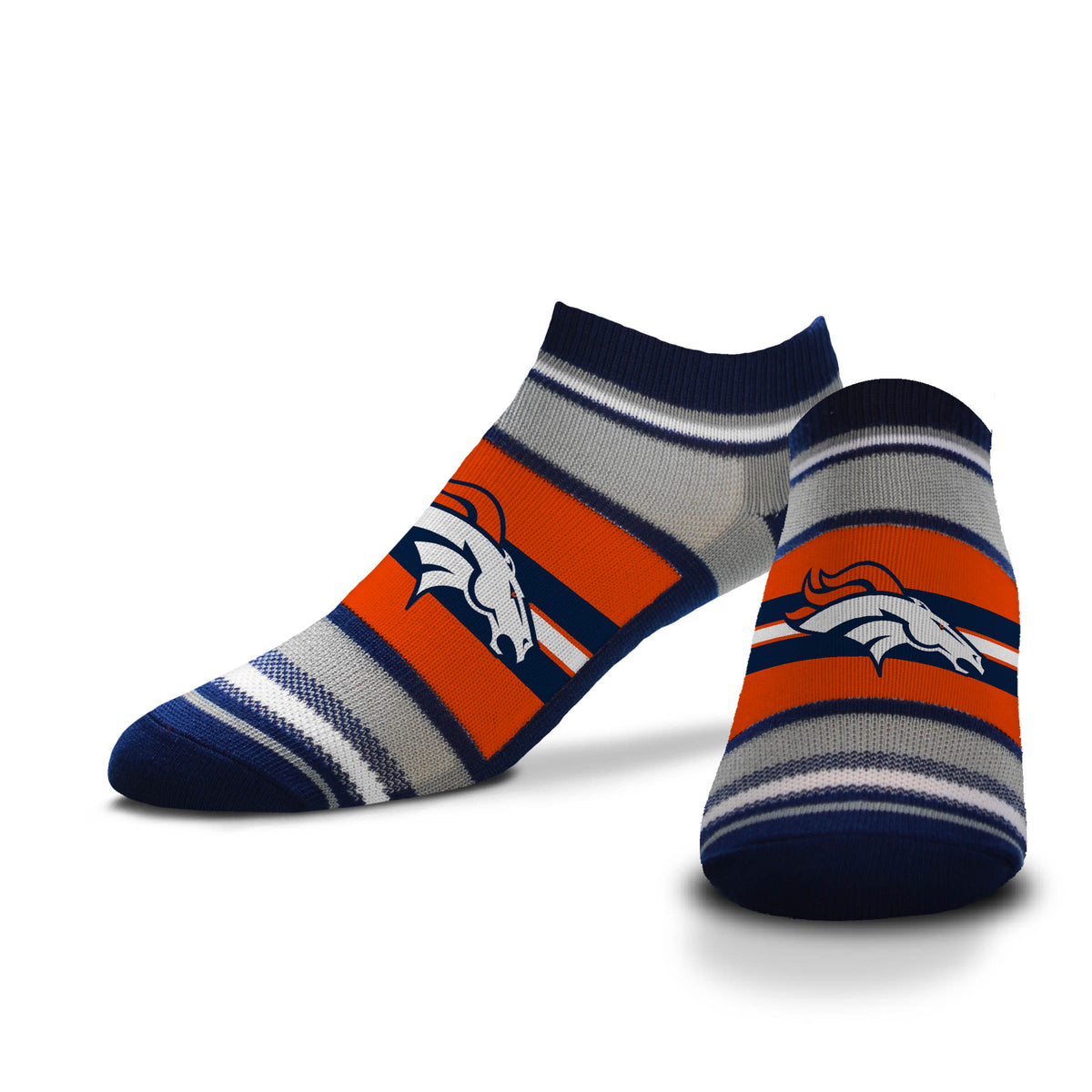 NFL Denver Broncos For Bare Feet Streak Socks