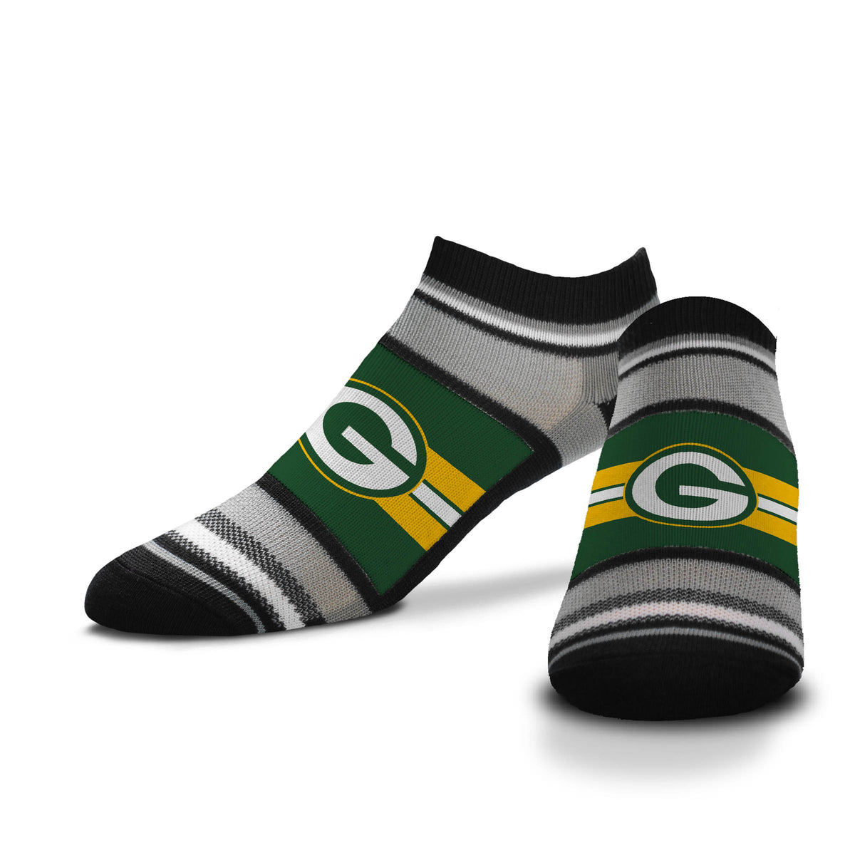 NFL Green Bay Packers For Bare Feet Streak Socks