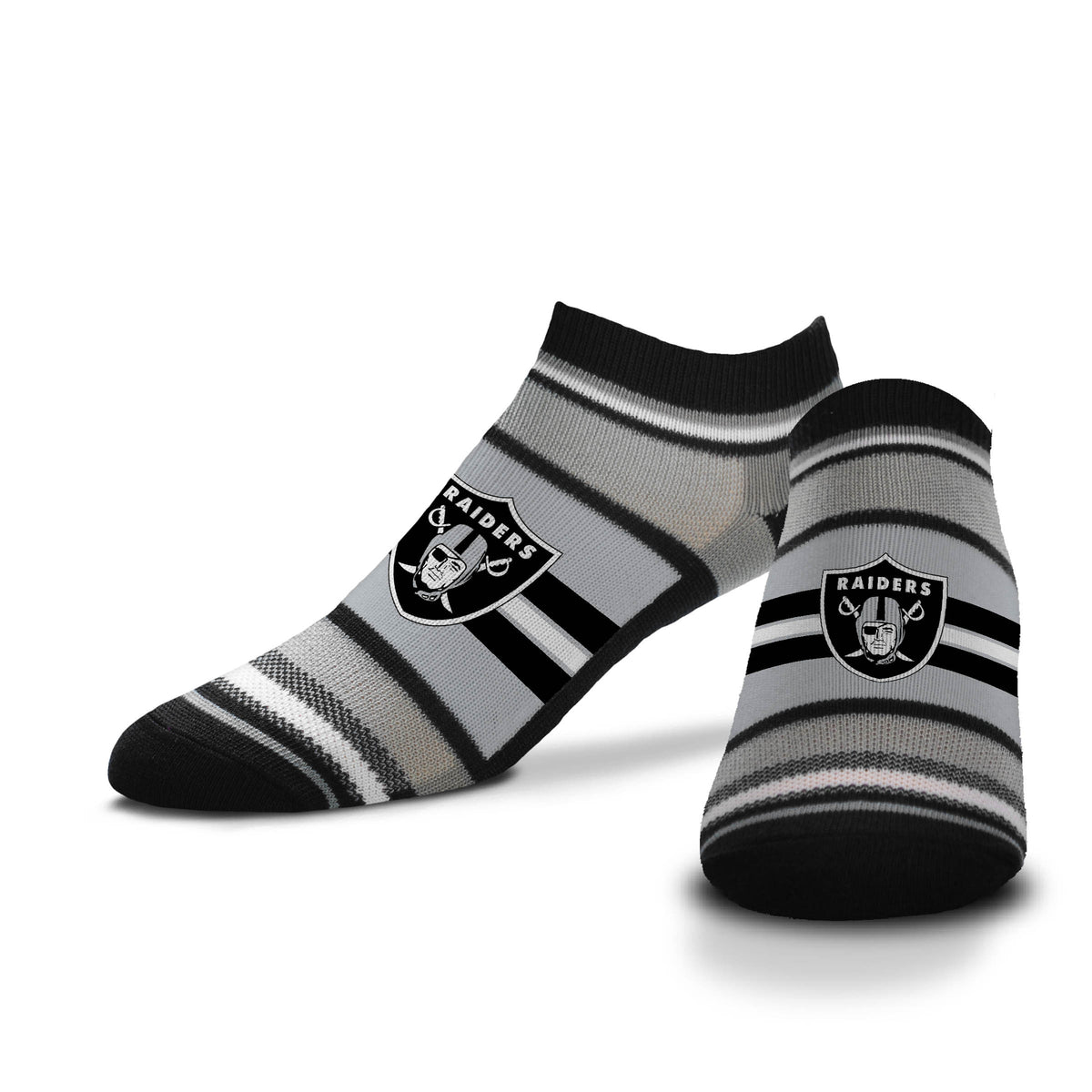 NFL Las Vegas Raiders For Bare Feet Streak Socks