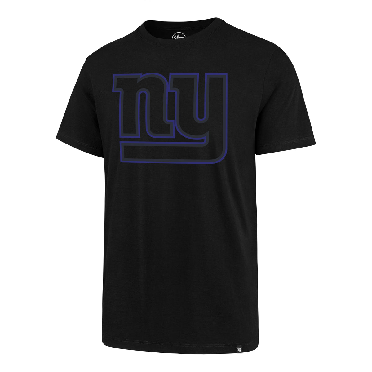 NFL New York Giants '47 Pop Imprint Super Rival T-Shirt - Black
