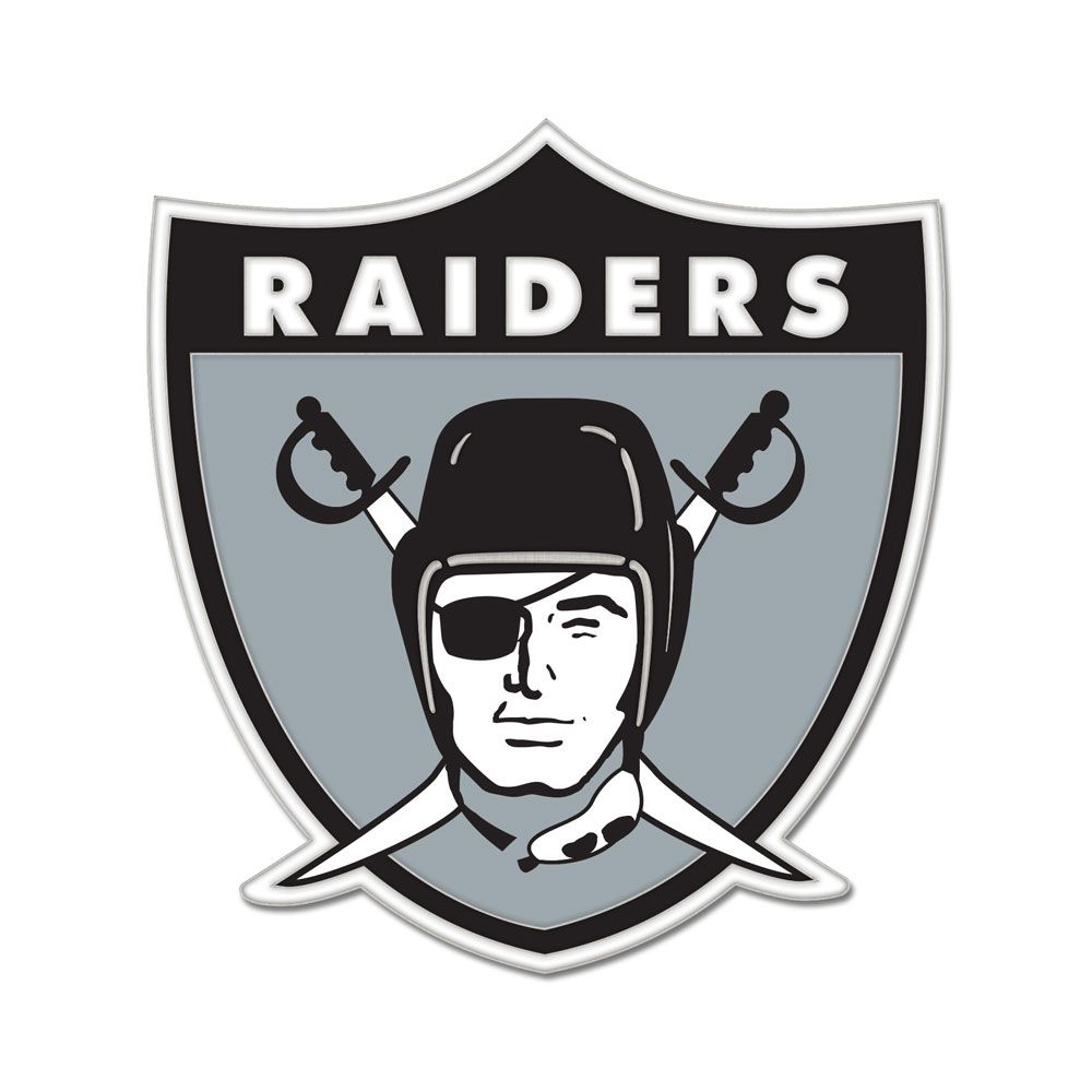 NFL Las Vegas Raiders WinCraft Retro Logo Enamel Pin