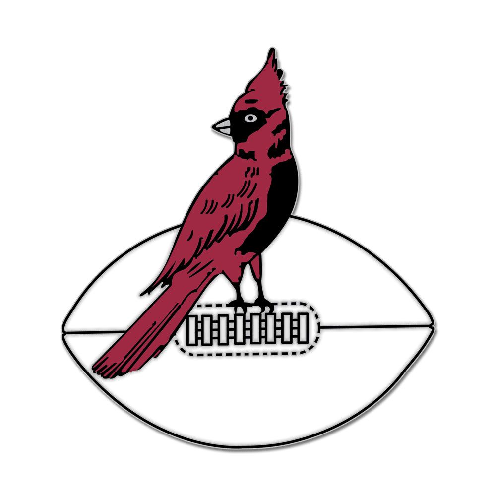 NFL Arizona Cardinals WinCraft Retro Logo Enamel Pin
