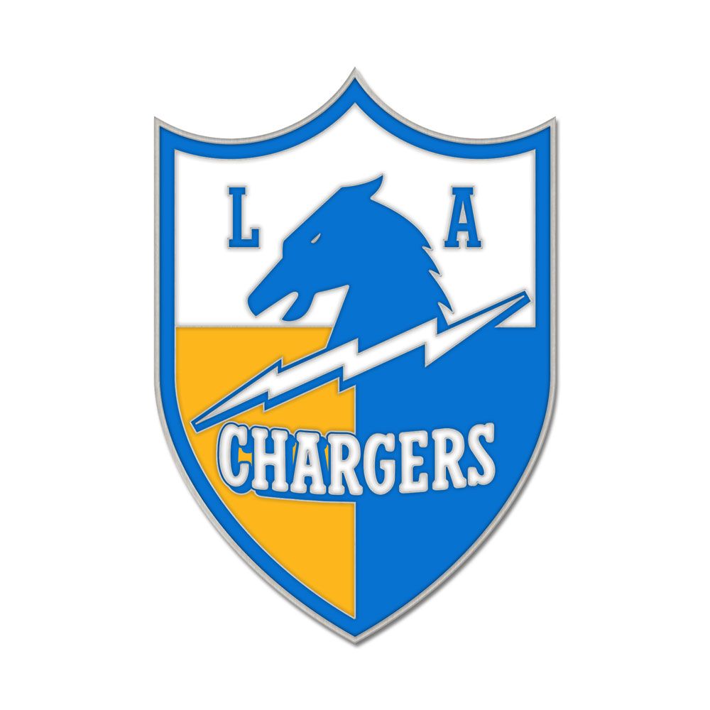 NFL Los Angeles Chargers WinCraft Retro Logo Enamel Pin