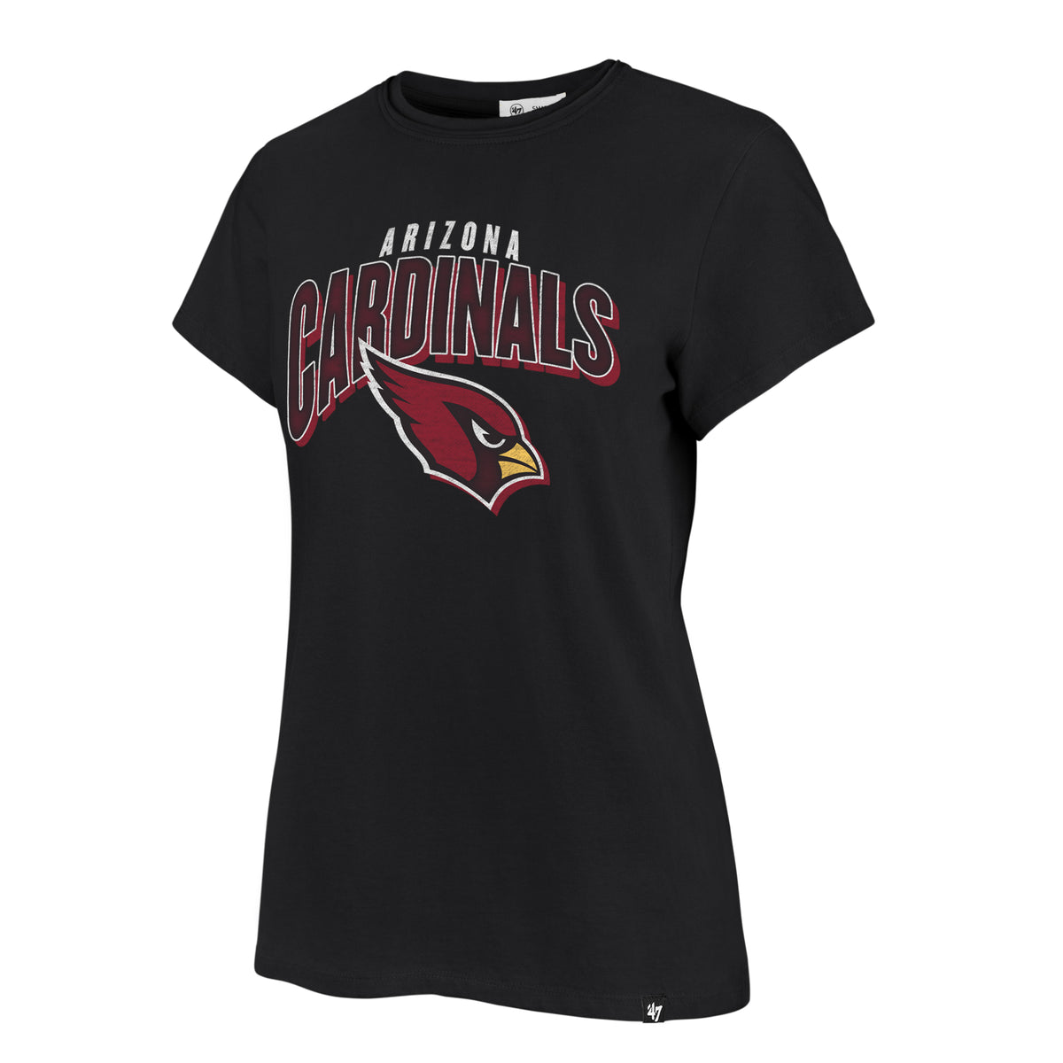 NFL Arizona Cardinals Women's '47 Treasure Frankie T-Shirt - Black