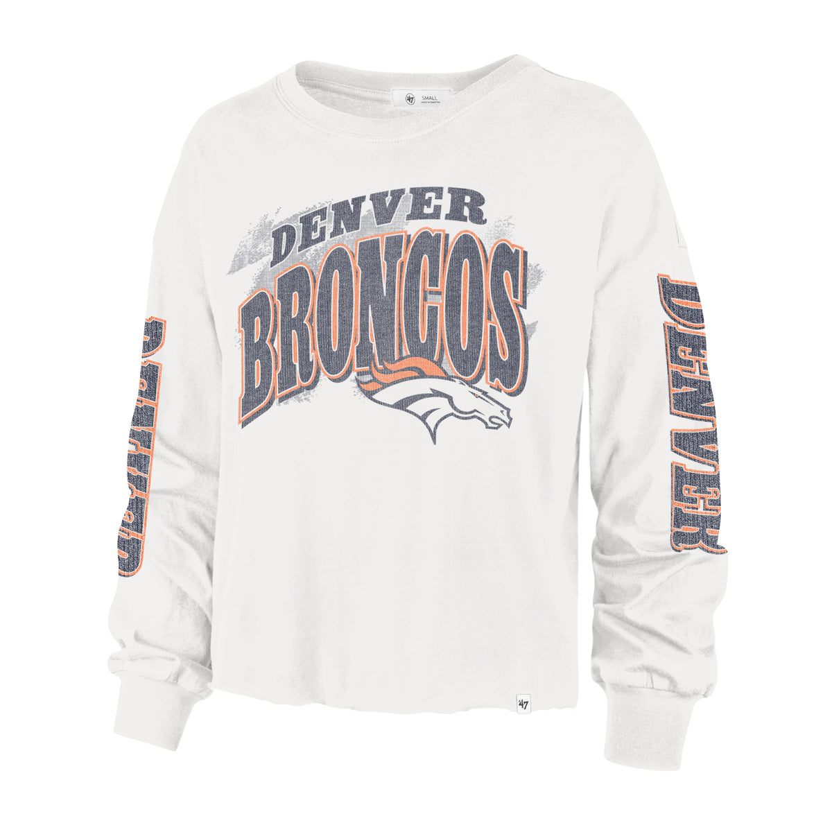 NFL Denver Broncos Women&#39;s &#39;47 Brush Back Parkway Long Sleeve Tee