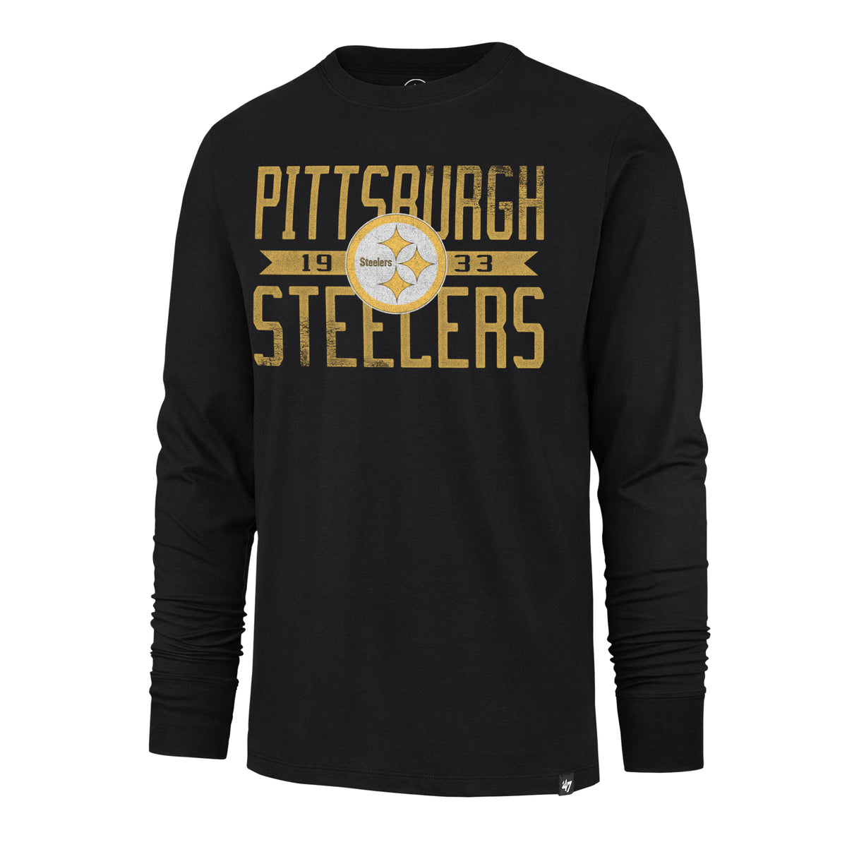 NFL Pittsburgh Steelers &#39;47 Wide Out Franklin Long Sleeve Tee