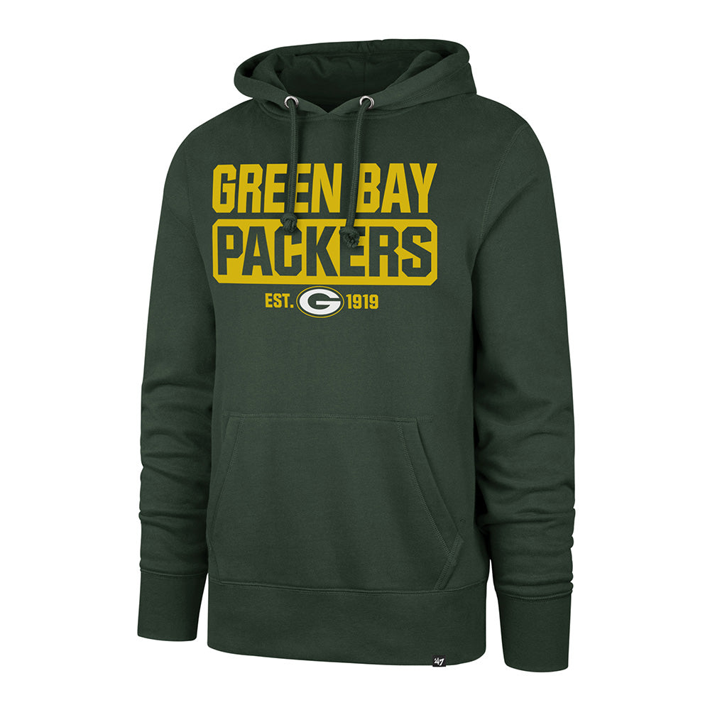 NFL Green Bay Packers &#39;47 Box Out Headline Pullover Hoodie
