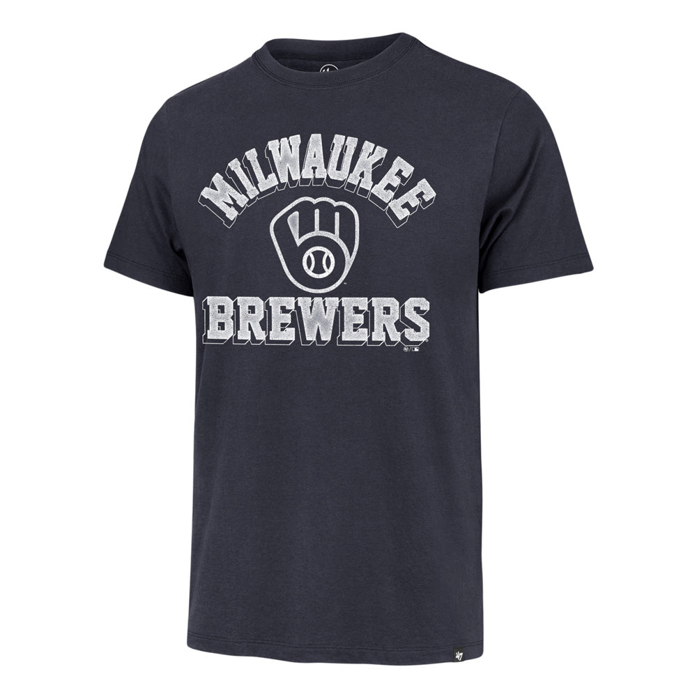 MLB Milwaukee Brewers '47  Unmatched Franklin T-Shirt - Navy