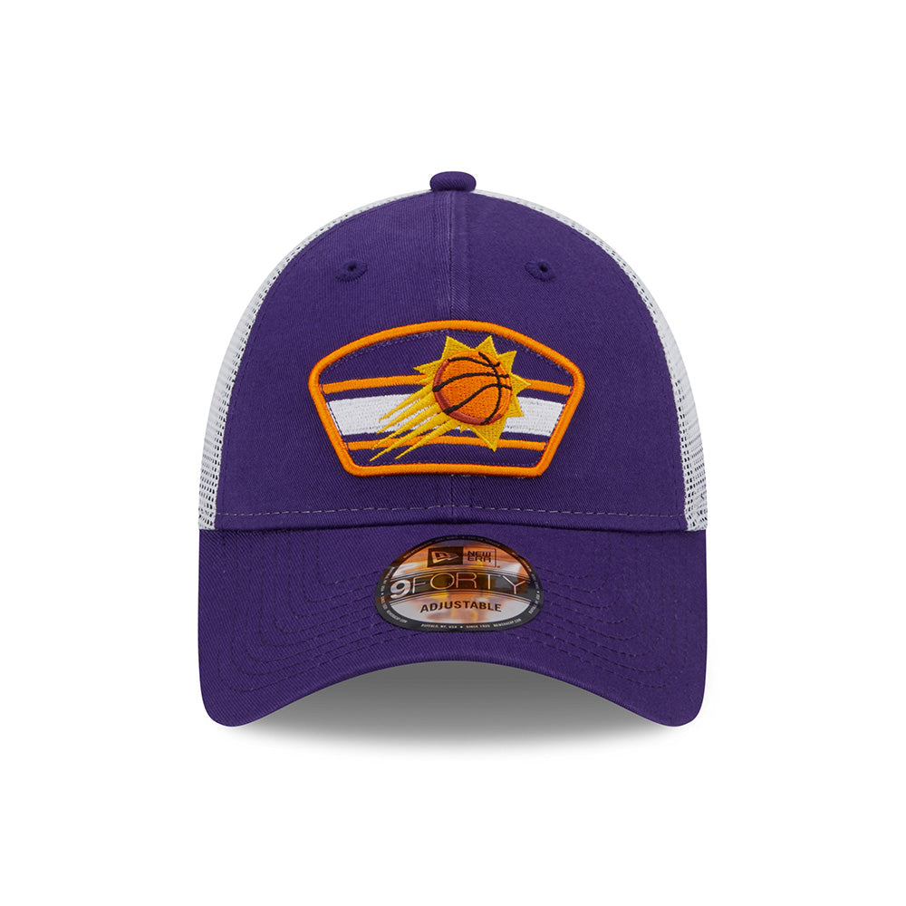NBA Phoenix Suns New Era Logo Patch 9FORTY Trucker Adjustable