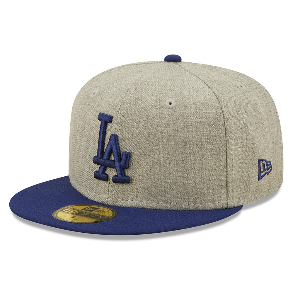 MLB Los Angeles Dodgers New Era Heather Patch 59FIFTY Fitted
