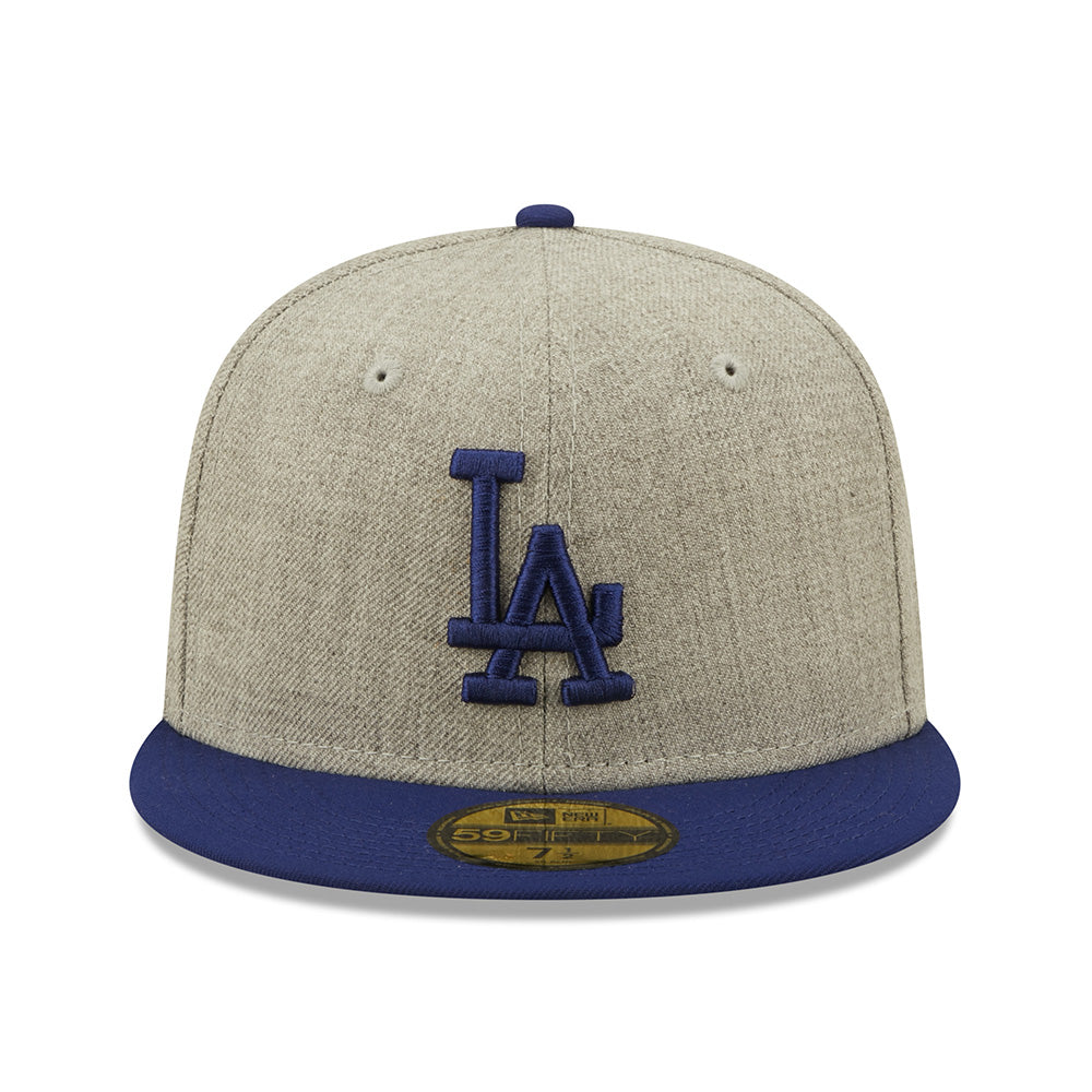 MLB Los Angeles Dodgers New Era Heather Patch 59FIFTY Fitted