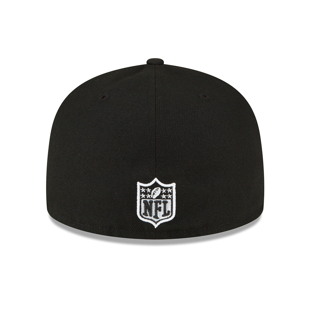 NFL Arizona Cardinals New Era Black/White Sidepatch 59FIFTY Fitted