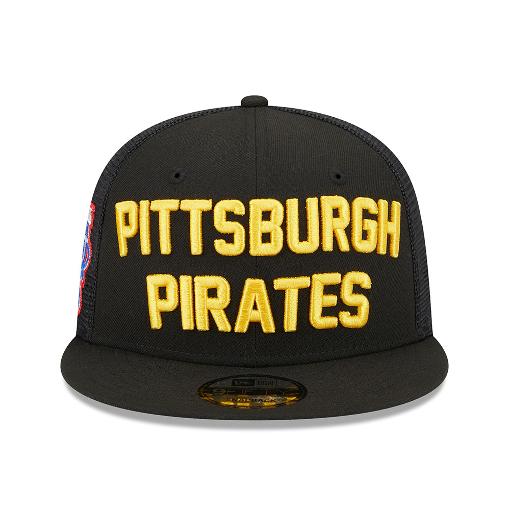 MLB Pittsburgh Pirates New Era Stacked 9FIFTY Trucker Snapback