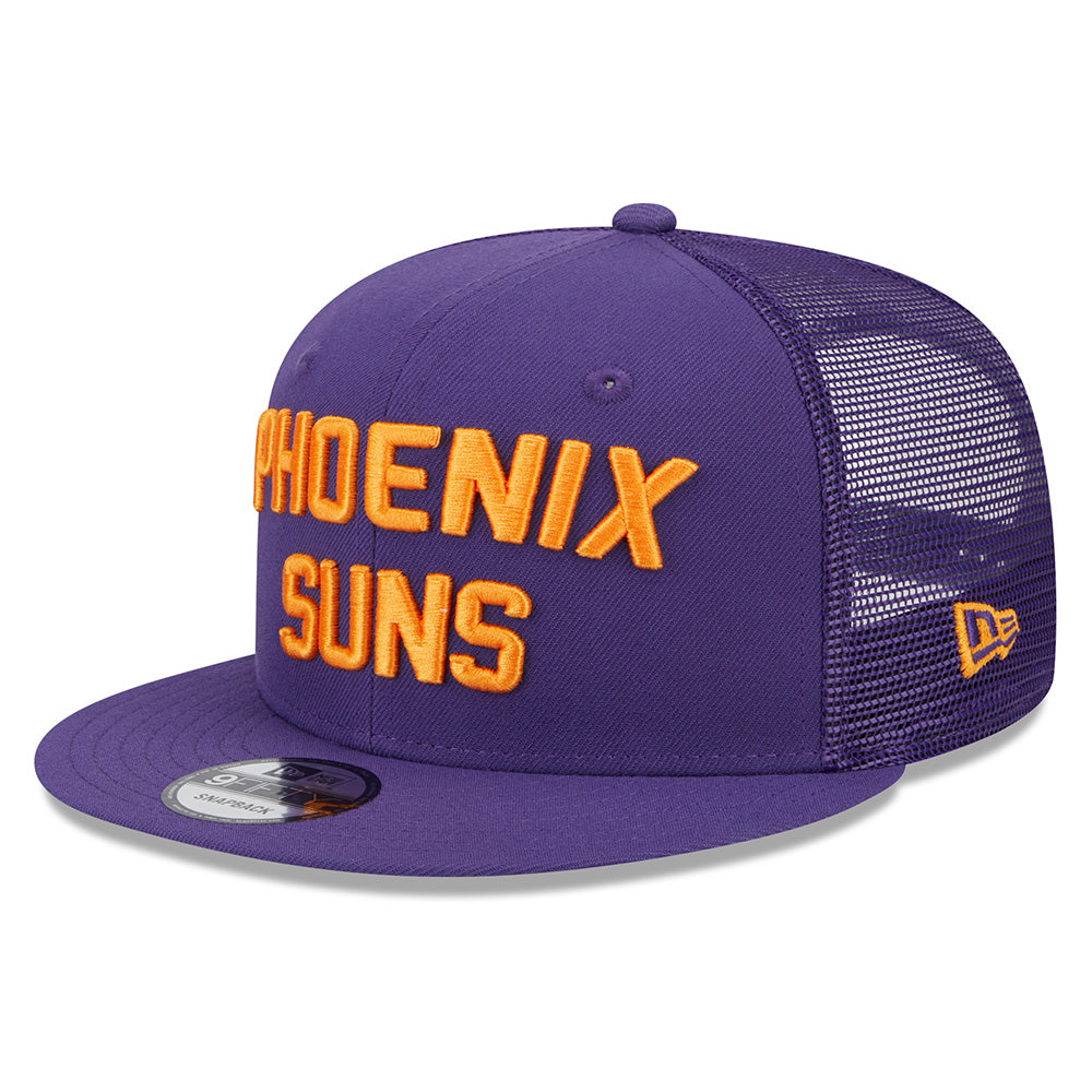 NBA Phoenix Suns New Era Stacked 9FIFTY Trucker Snapback