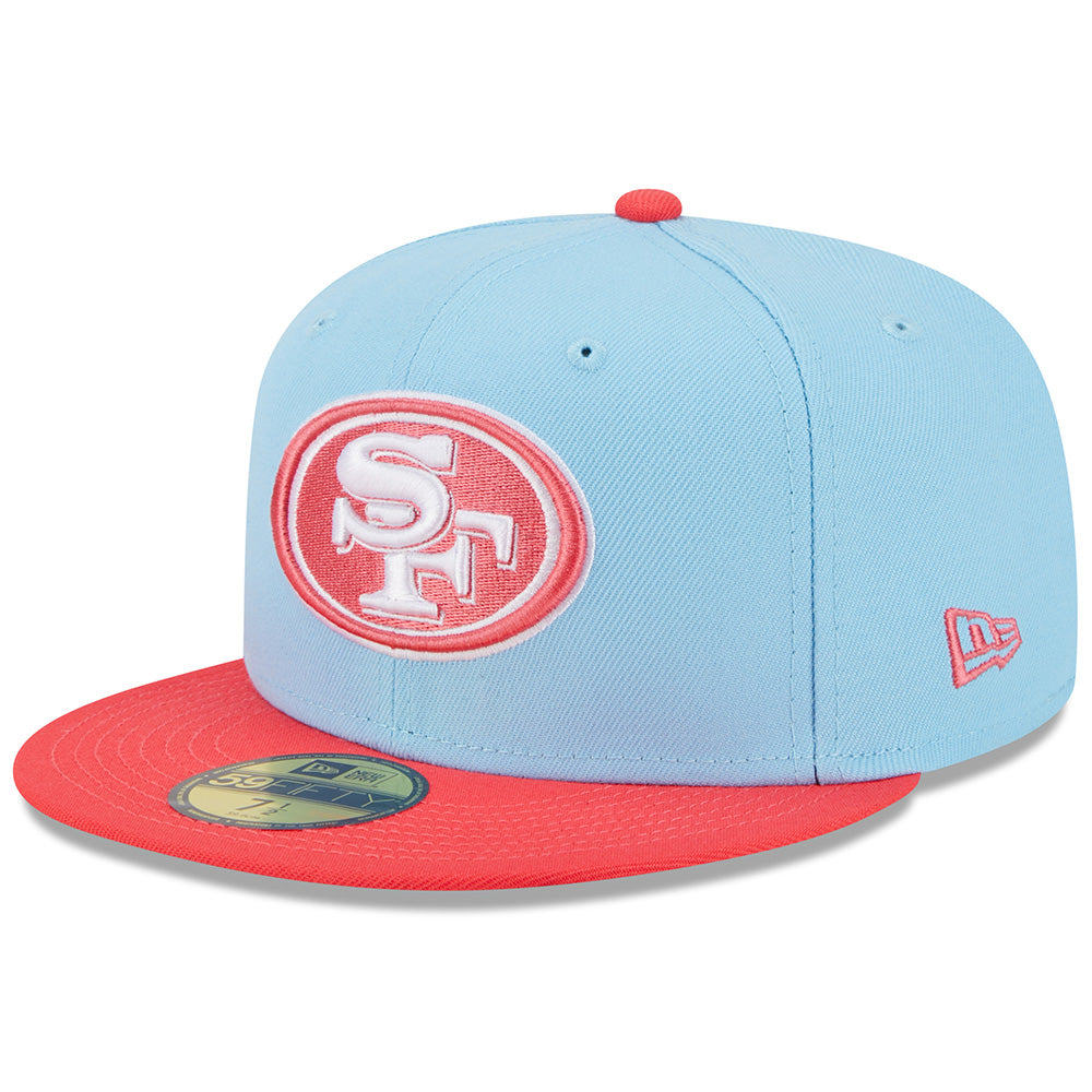 NFL San Francisco 49ers New Era Two-Tone Sky 59FIFTY Fitted