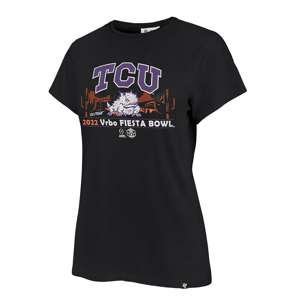 NCAA Texas Christian Horned Frogs Women&#39;s &#39;47 2022-23 College Football Playoffs Frankie Tee