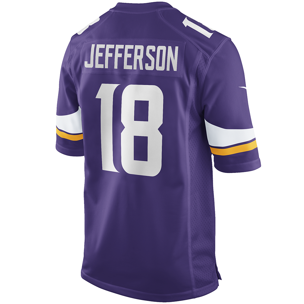 NFL Minnesota Vikings Justin Jefferson Nike Home Game Jersey
