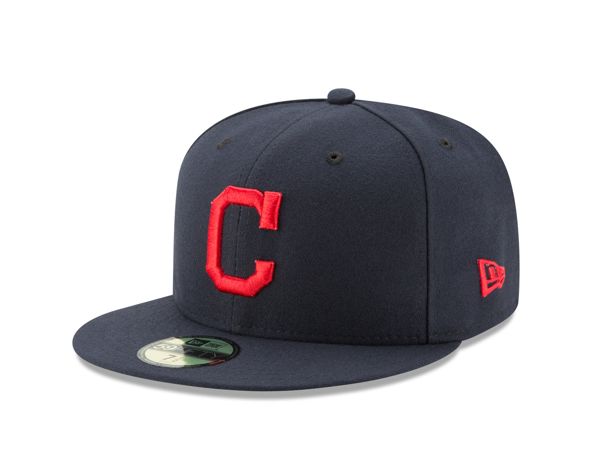 MLB Cleveland Indians Authentic Collection Road New Era 59FIFTY Hat
