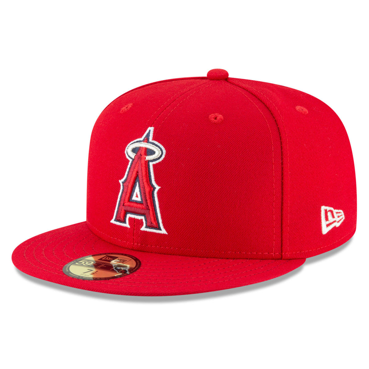 MLB Los Angeles Angels Youth New Era Home Authentic Collection 59FIFTY Fitted Hat - Red