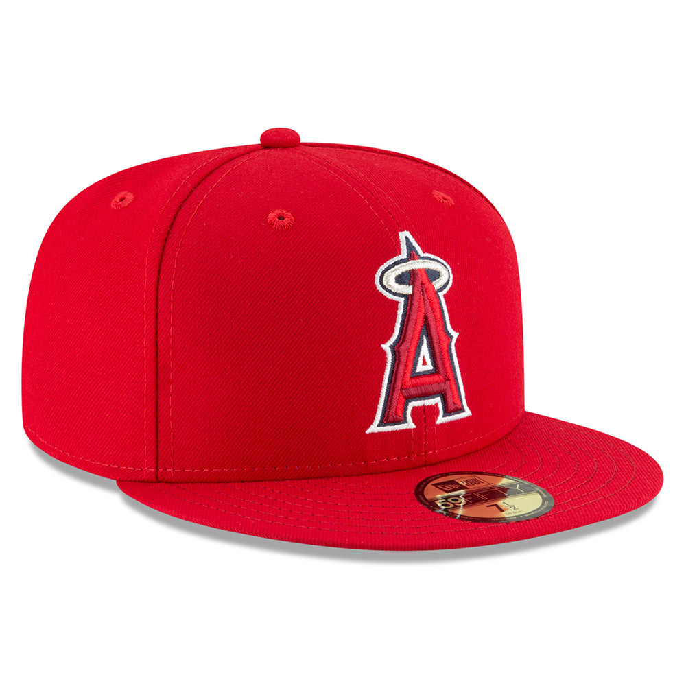 MLB Los Angeles Angels New Era Authentic Collection Home On-Field 59FIFTY Fitted