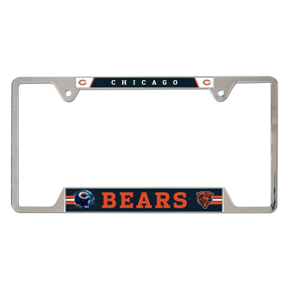 NFL Chicago Bears WinCraft Metal License Plate Frame