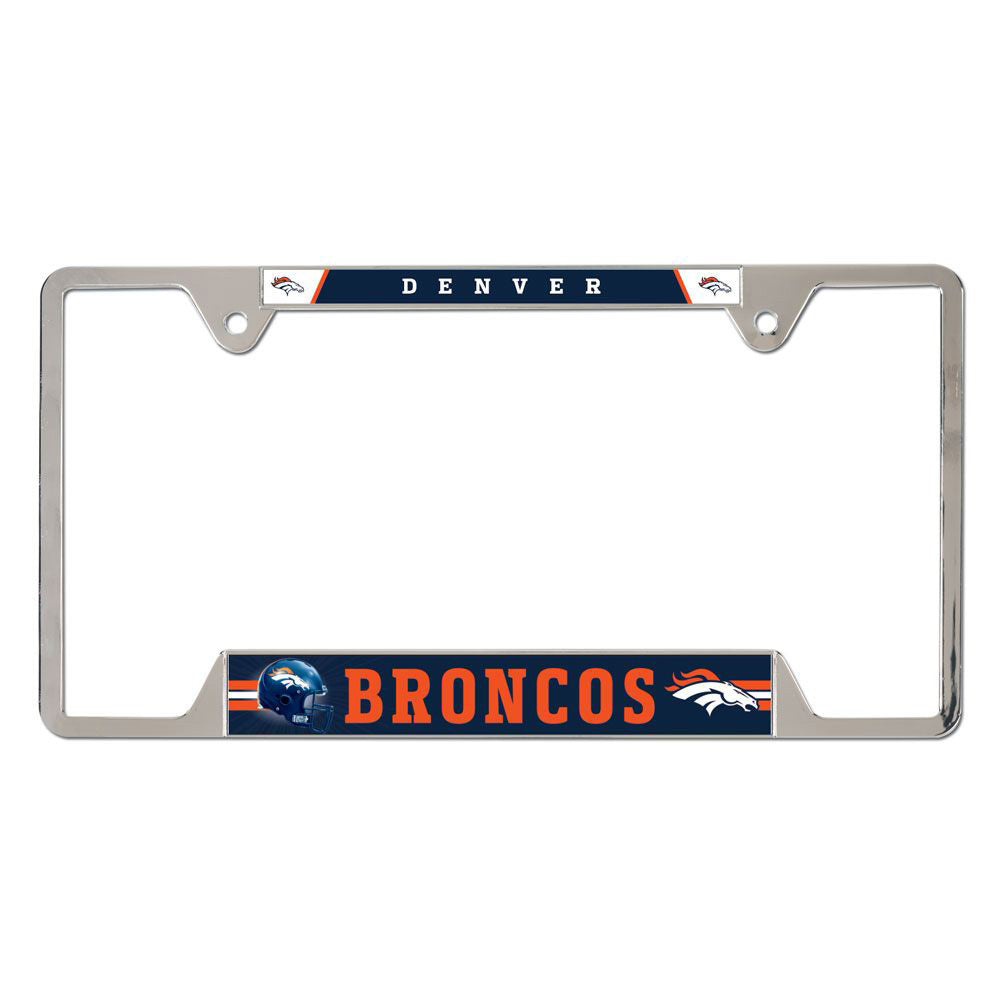NFL Denver Broncos WinCraft Metal License Plate Frame