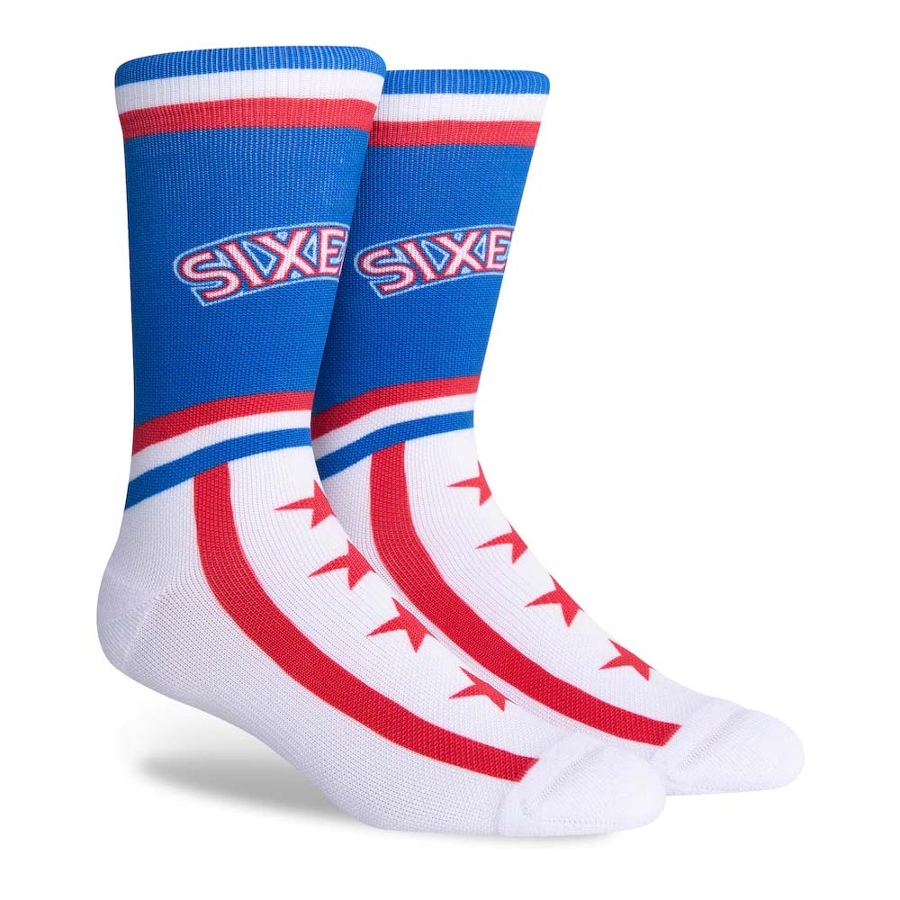 NBA Philadelphia 76ers Parkway Hardwood Classic Crew Socks