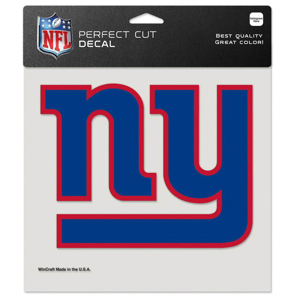 NFL New York Giants WinCraft 8&quot; x 8&quot; Logo Decal
