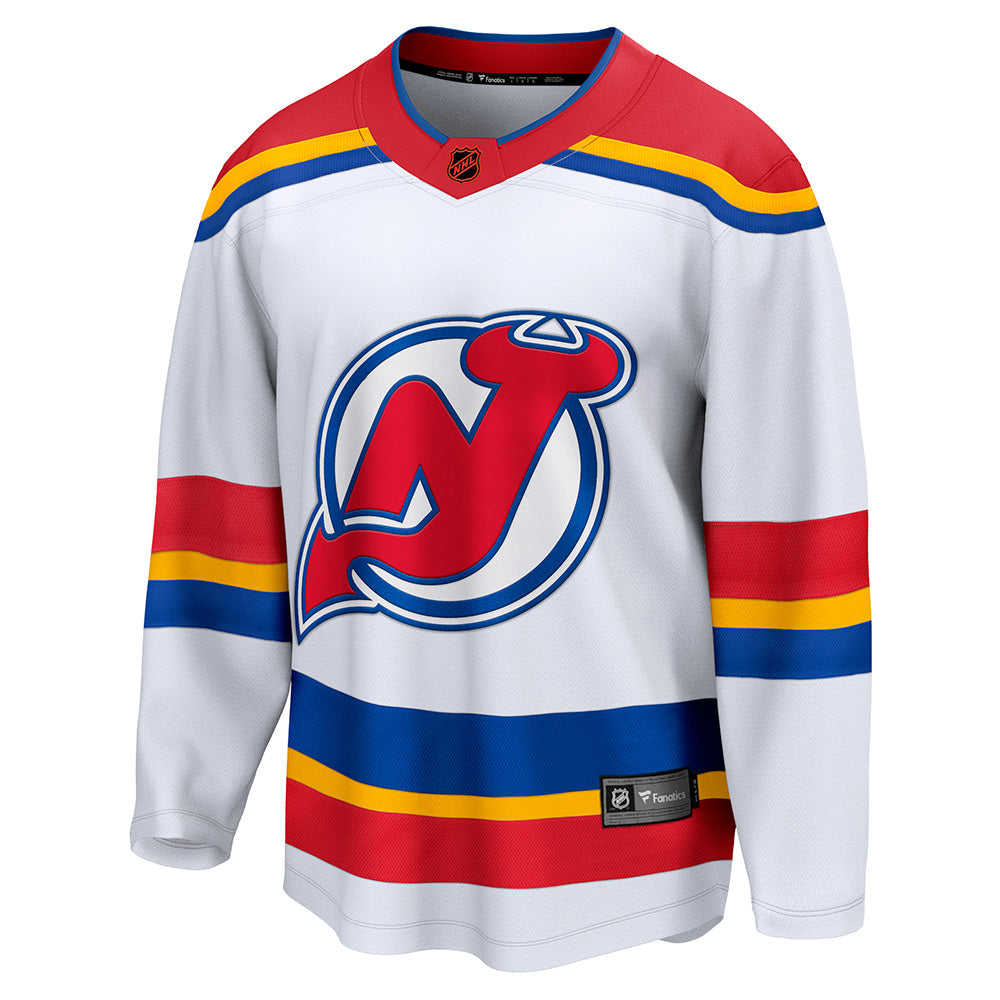 NHL New Jersey Devils Fanatics &#39;23 Reverse Retro Breakaway Replica Jersey